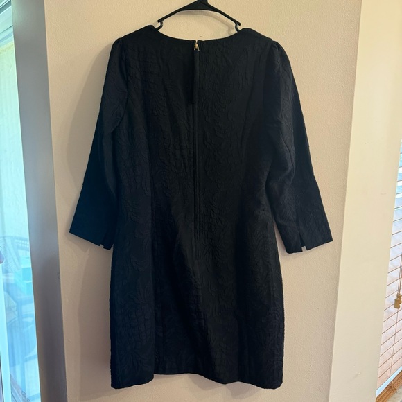 Lilly Pulitzer Kolton 3/4 Sleeve Stretch Onyx Pineapple Pucker Dress NWT - Picture 7 of 11